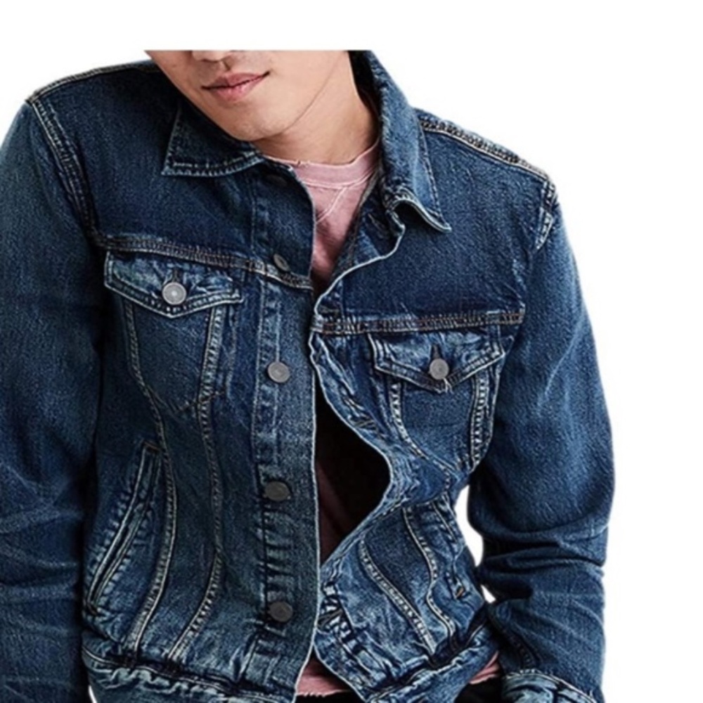 NWOT American Eagle Denim Crop Jean Jacket